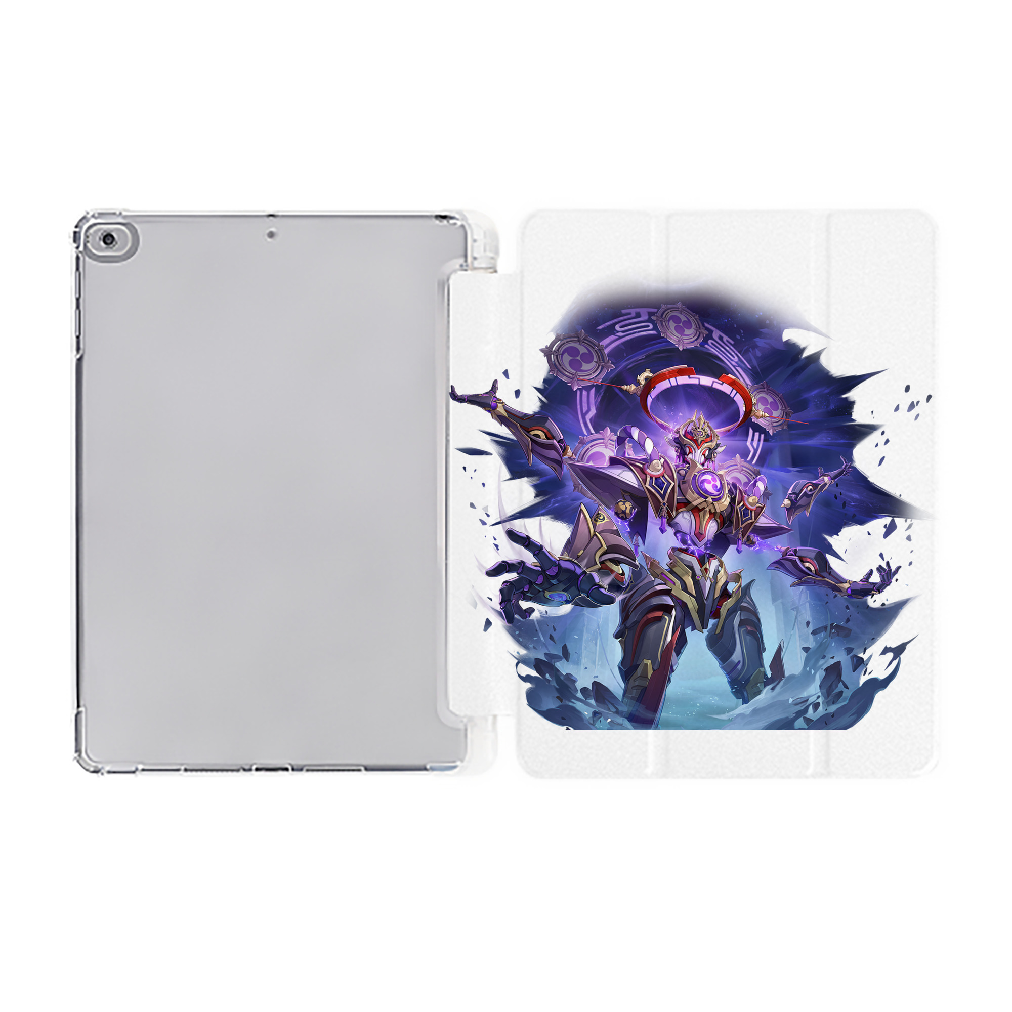 げんし神 さんペい genshin Sanpei IPad ケース ペン収納付き 三つ折りスタンド PUレザー×シリコン 対応機種9.5/10.5/10.9インチ